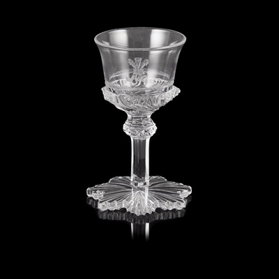 Lot 169 - FINE PERRIN GEDDES PRINCE OF WALES SERVICE LIQUEUR GLASS