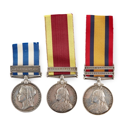 Lot 180 - A Boer War and later pair