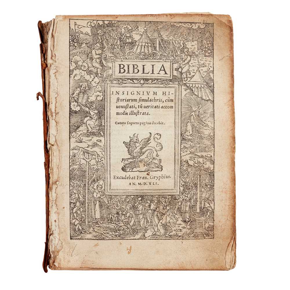 Lot 313 - Biblia Insignium Historiarum Simulachris