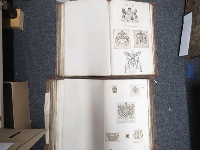 Lot 91 - Engraved coats-of-arms