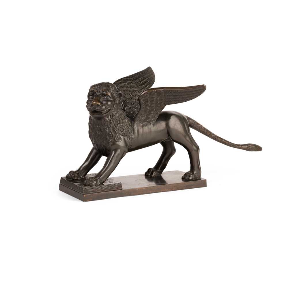 Lot 150 - AFTER THE ANTIQUE, BRONZE FIGURE OF THE LION OF SAINT MARK