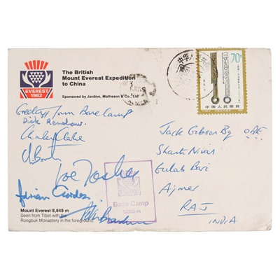 Lot 167 - The British Mount Everest Expedition to China
