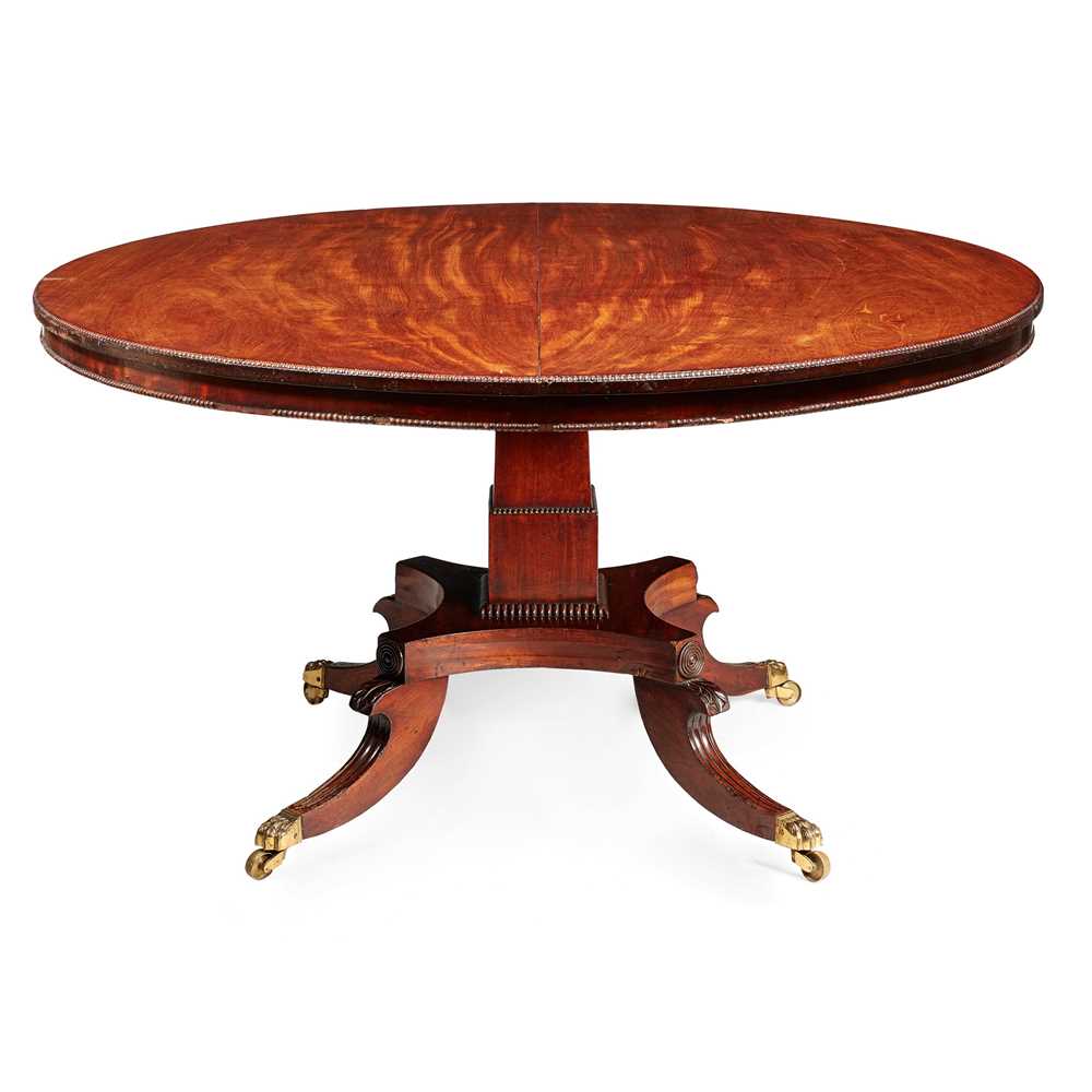 Lot 244 - REGENCY MAHOGANY BREAKFAST TABLE, IN THE MANNER OF WILLIAM TROTTER