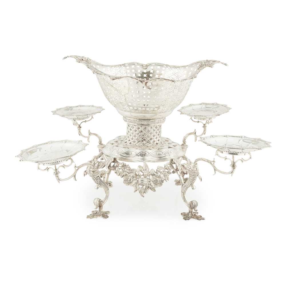 Lot 443 - An Edwardian table epergne