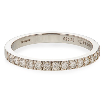 Lot 113 - A diamond set half eternity ring, Tiffany & Co