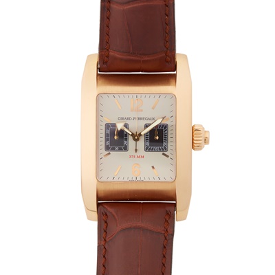 Lot 171 - Girard-Perregaux: a gentleman's rose gold wristwatch