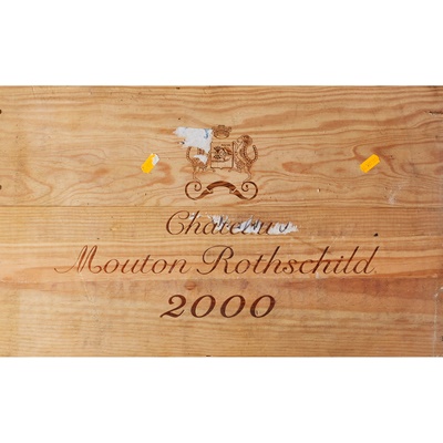 Lot 650 - CASE OF CHÂTEAU MOUTON ROTHSCHILD 2000