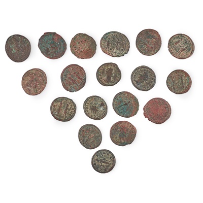Lot 97 - A mixed collection of coins from Roman to 20th century