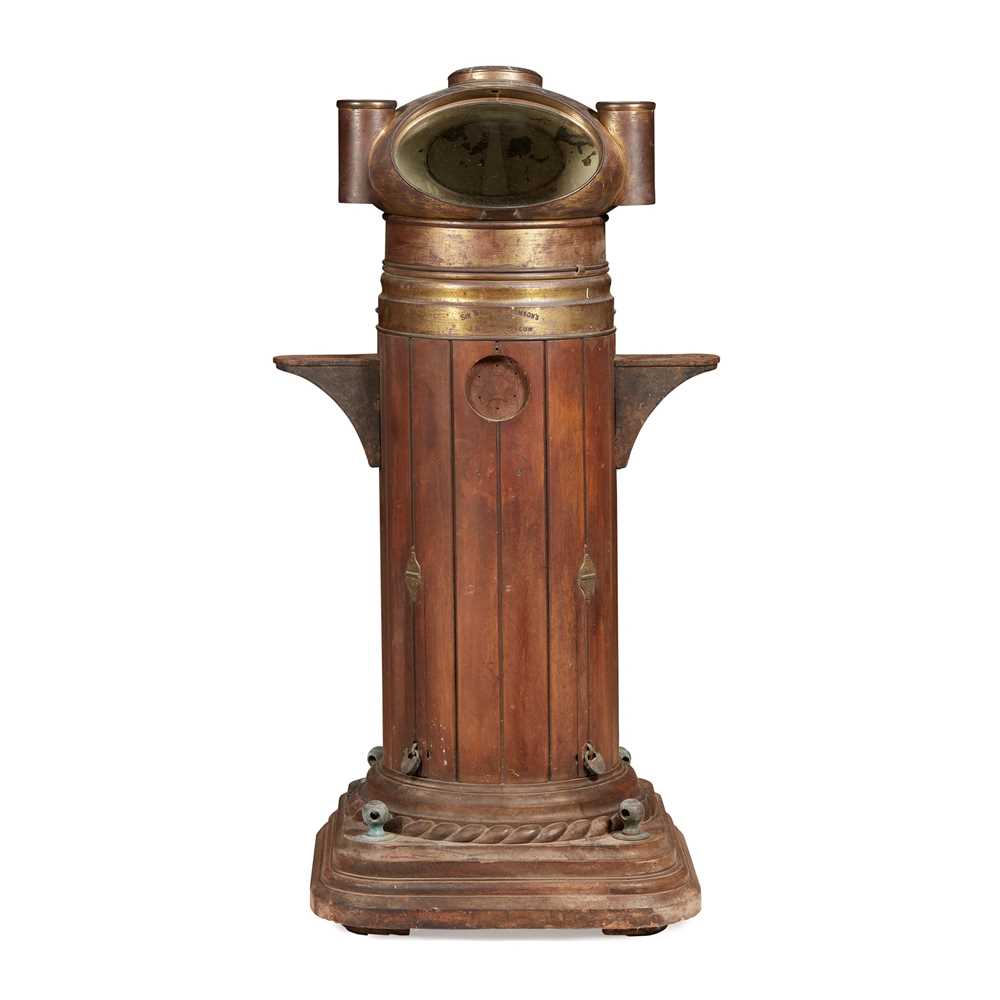 Lot 30 - TAYMOUTH CASTLE INTEREST: SIR WILLIAM THOMSON'S PATENT SHIP'S BINNACLE AND COMPASS