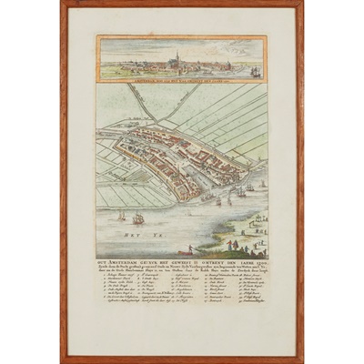 Lot 17 - A collection of framed maps