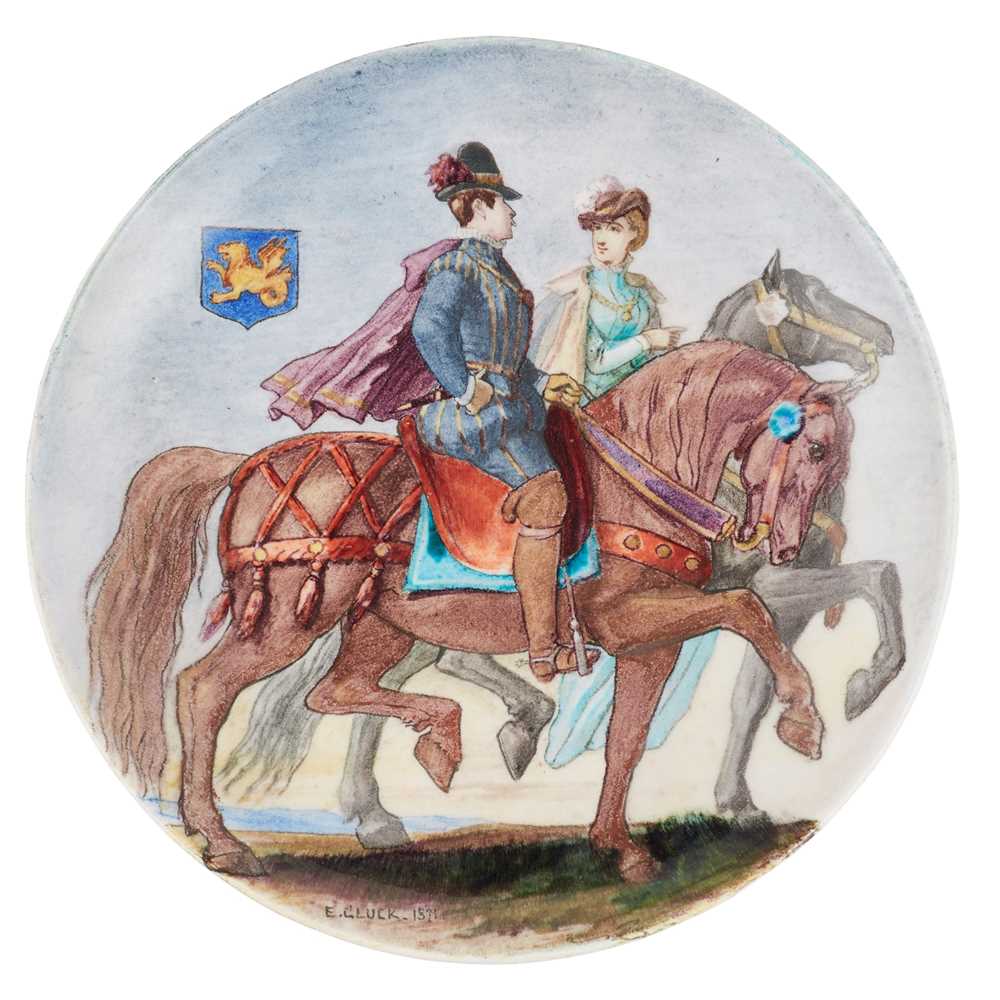 Lot 72 - EUGÈNE GLUCK (1820-1898) FOR THÉODORE DECK (1823-1891)