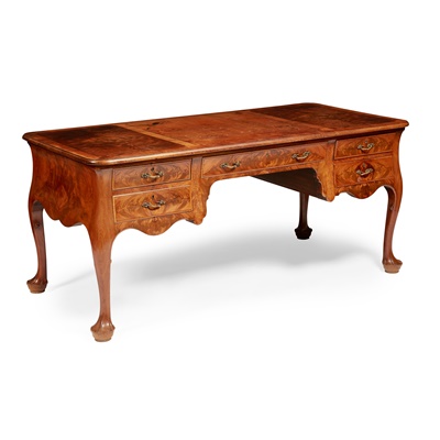 Lot 361 - WHYTOCK AND REID QUEEN ANNE STYLE MAHOGANY DESK