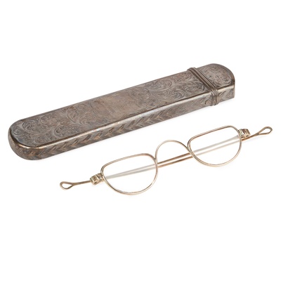 Lot 75 - A Victorian cased set of spectacles