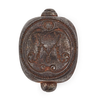 Lot 107 - A group of three 18th/19th century steel fob seals for the Kerr of Yair family