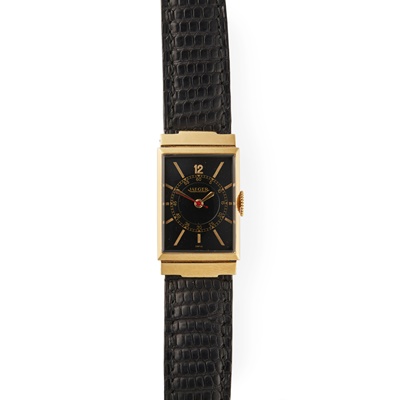 Lot 174 - Jaeger-LeCoultre: a gentleman's gold wrist watch