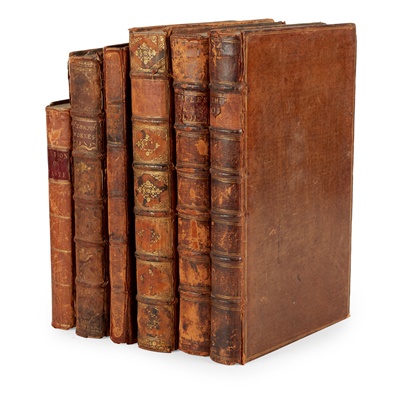Lot 109 - Six quarto and folio volumes, comprising