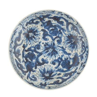 Lot 181 - BLUE AND WHITE PLATE
