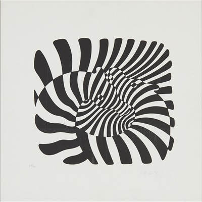 Lot 211 - VICTOR VASARELY (HUNGARIAN-FRENCH 1906-1997)