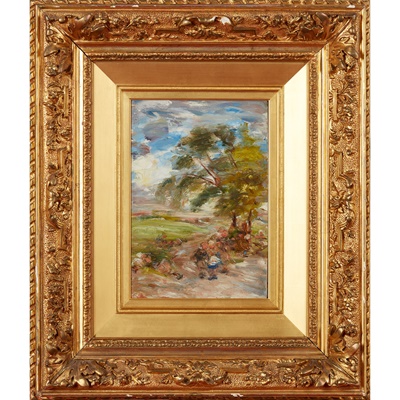 Lot 111 - WILLIAM MCTAGGART R.S.A., R.S.W (SCOTTISH 1835-1910)