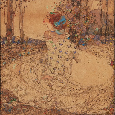Lot 382 - ANNIE FRENCH (1872-1965)