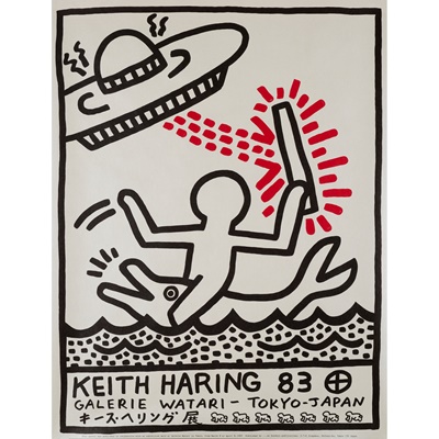 Lot 203 - KEITH HARING (AMERICAN 1958-1990)