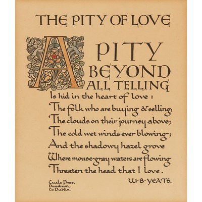 Lot 173 - WILLIAM BUTLER YEATS (1865-1939) FOR CUALA PRESS