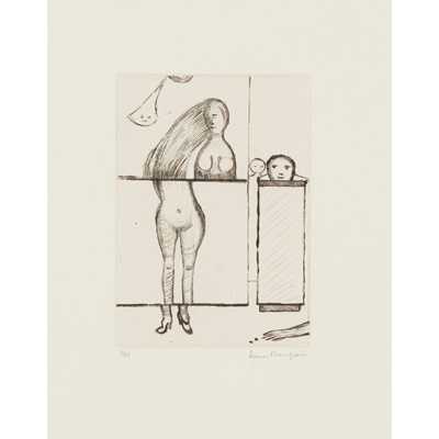 Lot 168 - LOUISE  BOURGEOIS (FRENCH/AMERICAN 1911-2010)