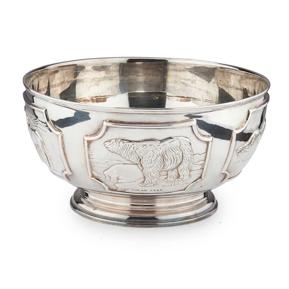 Lot 191 - A WORLD WILDLIFE PUNCH BOWL