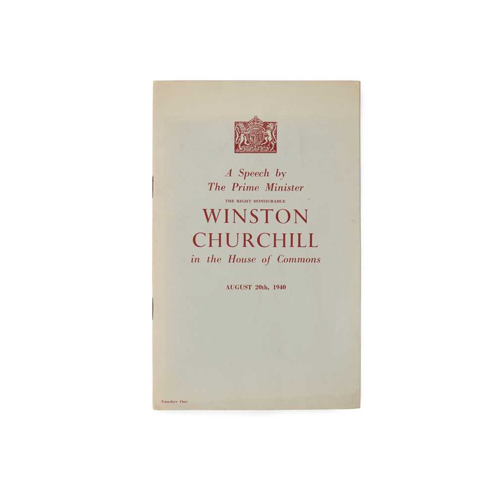 Lot 48 - Churchill, Sir Winston Spencer