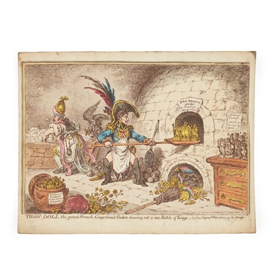 Lot 476 - COLLECTION OF SATIRICAL ENGRAVINGS, JAMES GILLRAY AND OTHERS