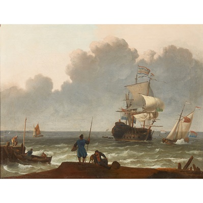 Lot 43 - ATTRIBUTED TO LUDOLPH BACKHUIZEN