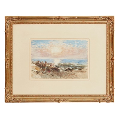 Lot 113 - WILLIAM MCTAGGART R.S.A., R.S.W (SCOTTISH 1835-1910)