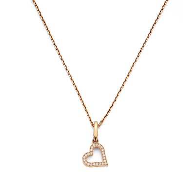 Lot 110 - A diamond-set pendant necklace, by Cartier