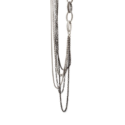 Lot 45 - A silver 'Superstud' necklace, by Stephen Webster