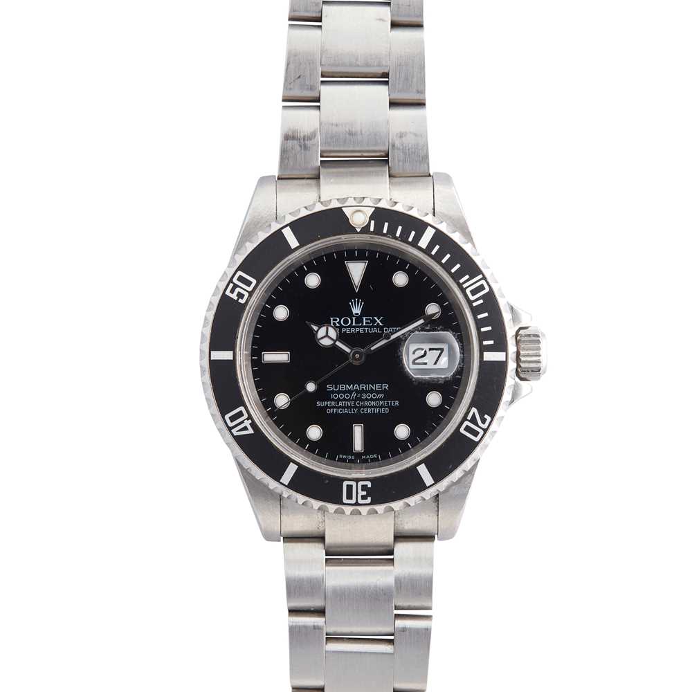 Lot 183 - Rolex: A gentleman's Submariner Date wrist watch