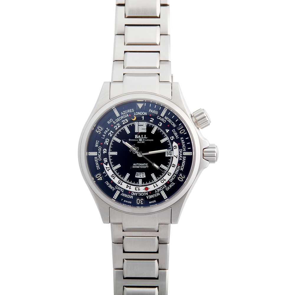 Lot 159 - Ball: A gentleman's stainless steel watch