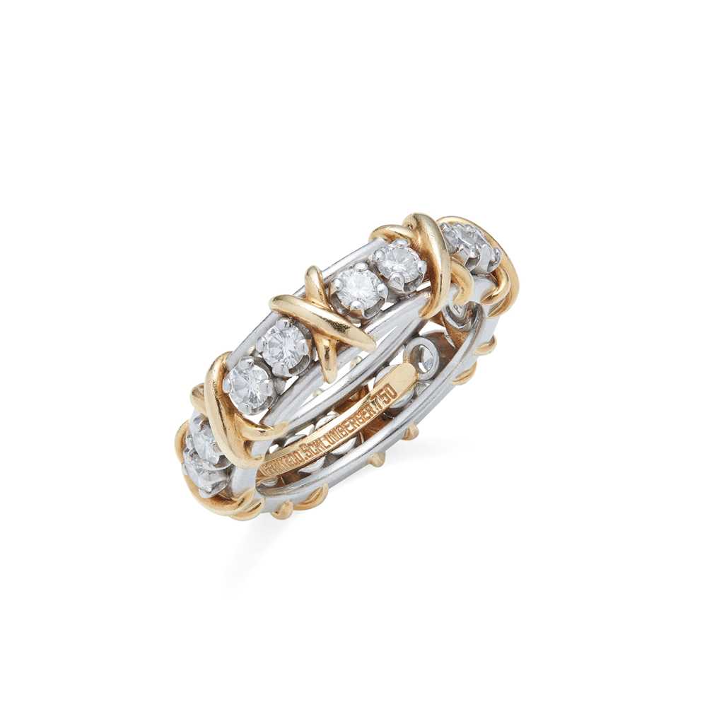 Lot 57 - A diamond set eternity ring, Jean Schlumberger for Tiffany & Co