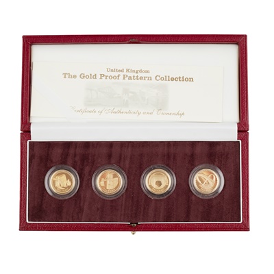 Lot 145 - A 2003 four coin gold pattern proof set