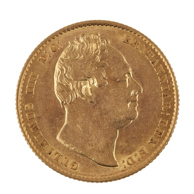Lot 91 - A William IV sovereign