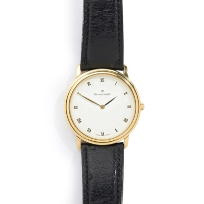 Lot 168 - Blancpain: a Villeret wrist watch