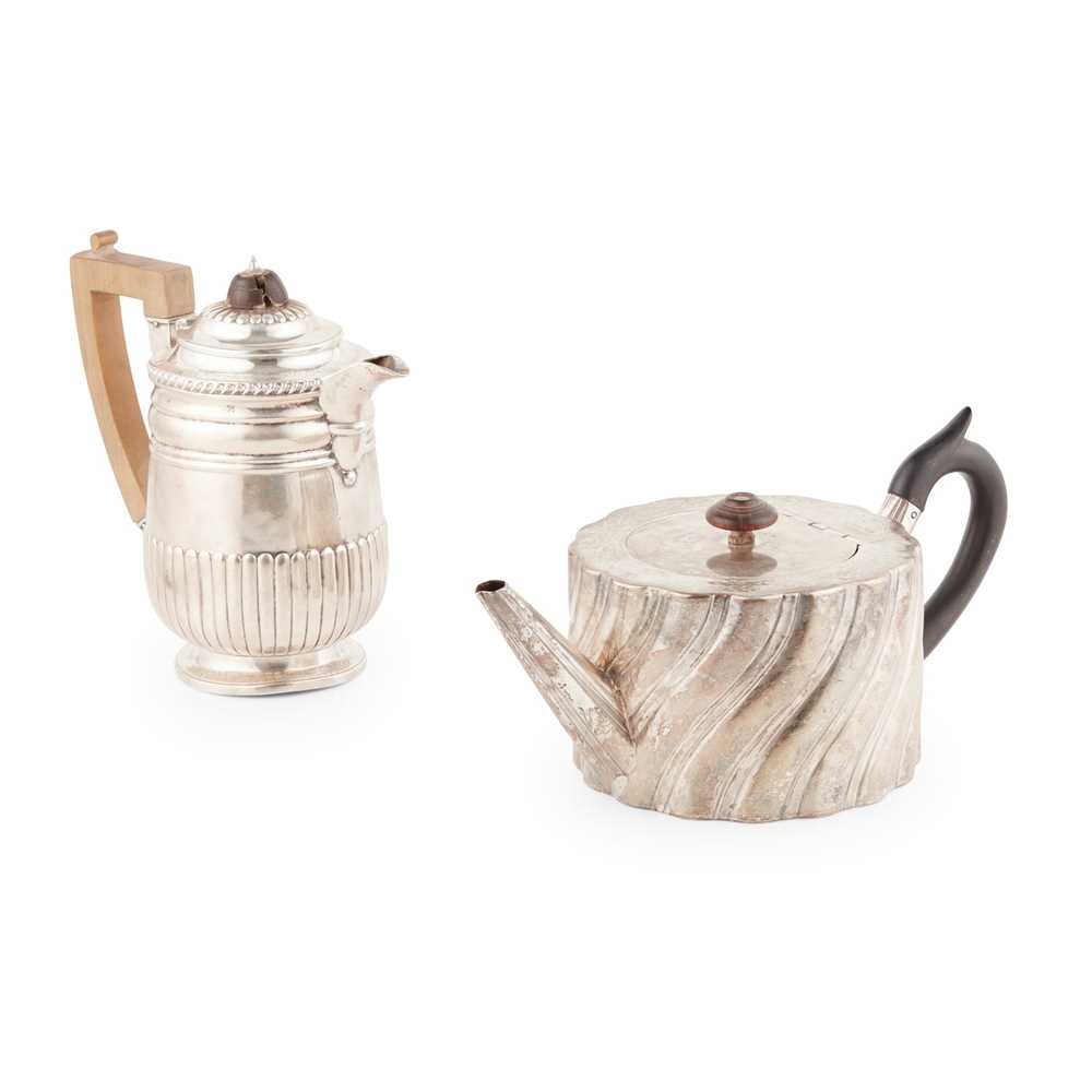 Lot 107 - An unusual George IV teapot