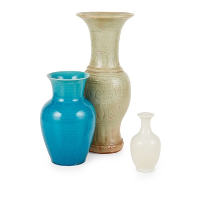 Lot 96 - COLLECTION OF THREE VASES