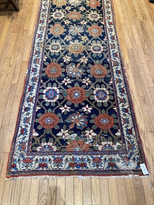 Lot 102 - A MATCHED PAIR OF NORTHWEST PERSIAN RUNNERS