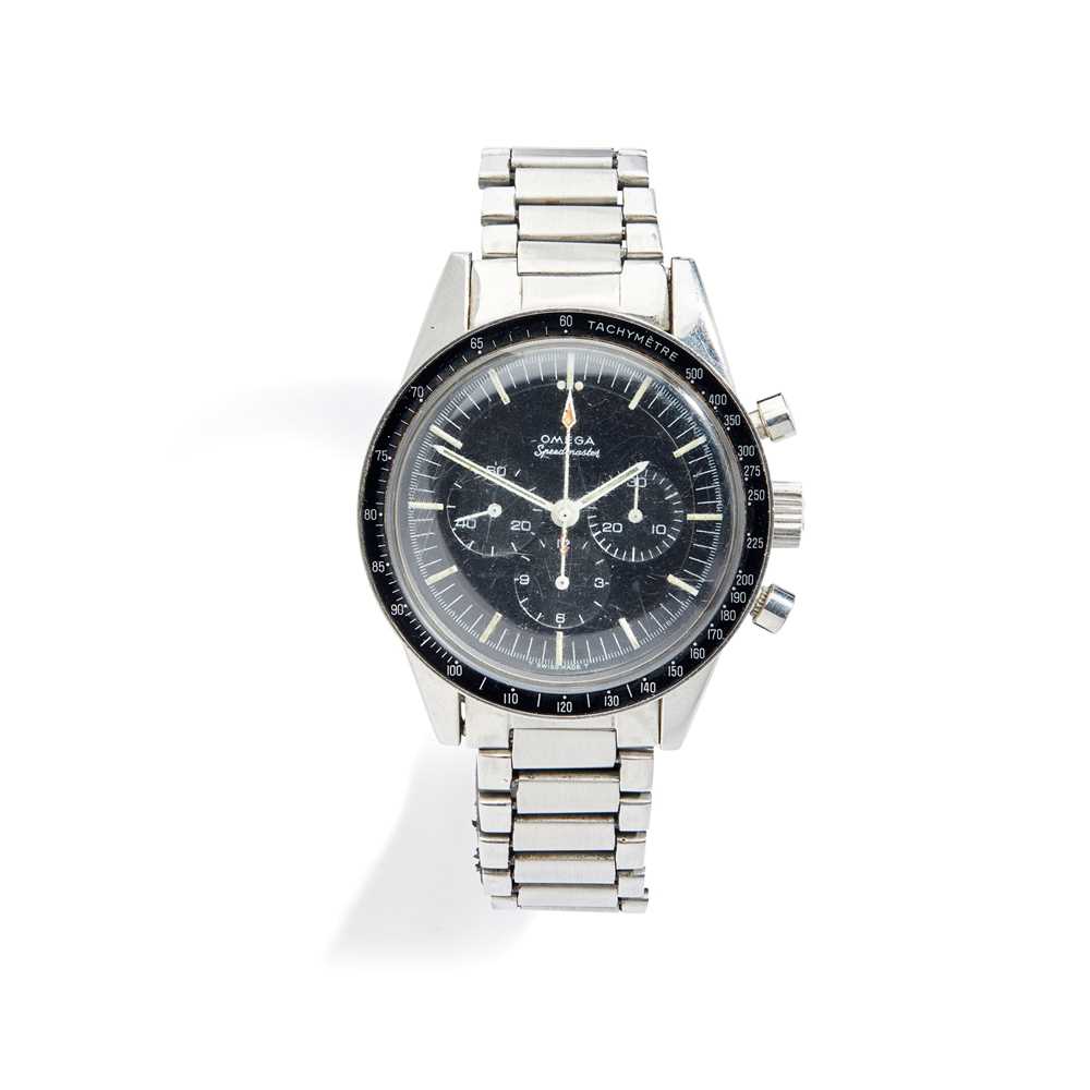 Lot 132 - Omega: a pre-moon steel wrist watch