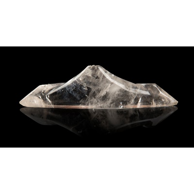 Lot 83 - ROCK CRYSTAL 'MOUNTAIN' BRUSH REST