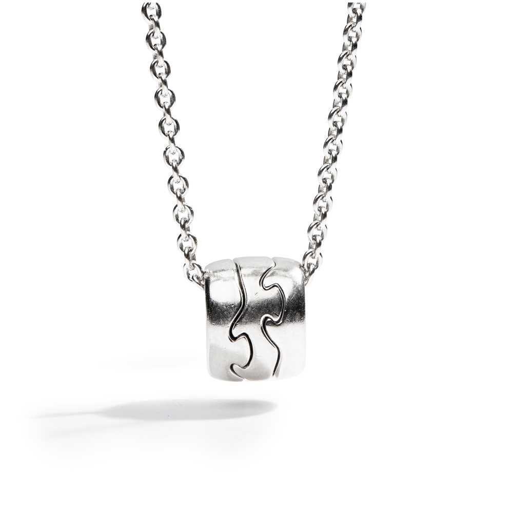 Lot 50 - A 'Fusion' ring and pendant necklace, by Georg Jensen