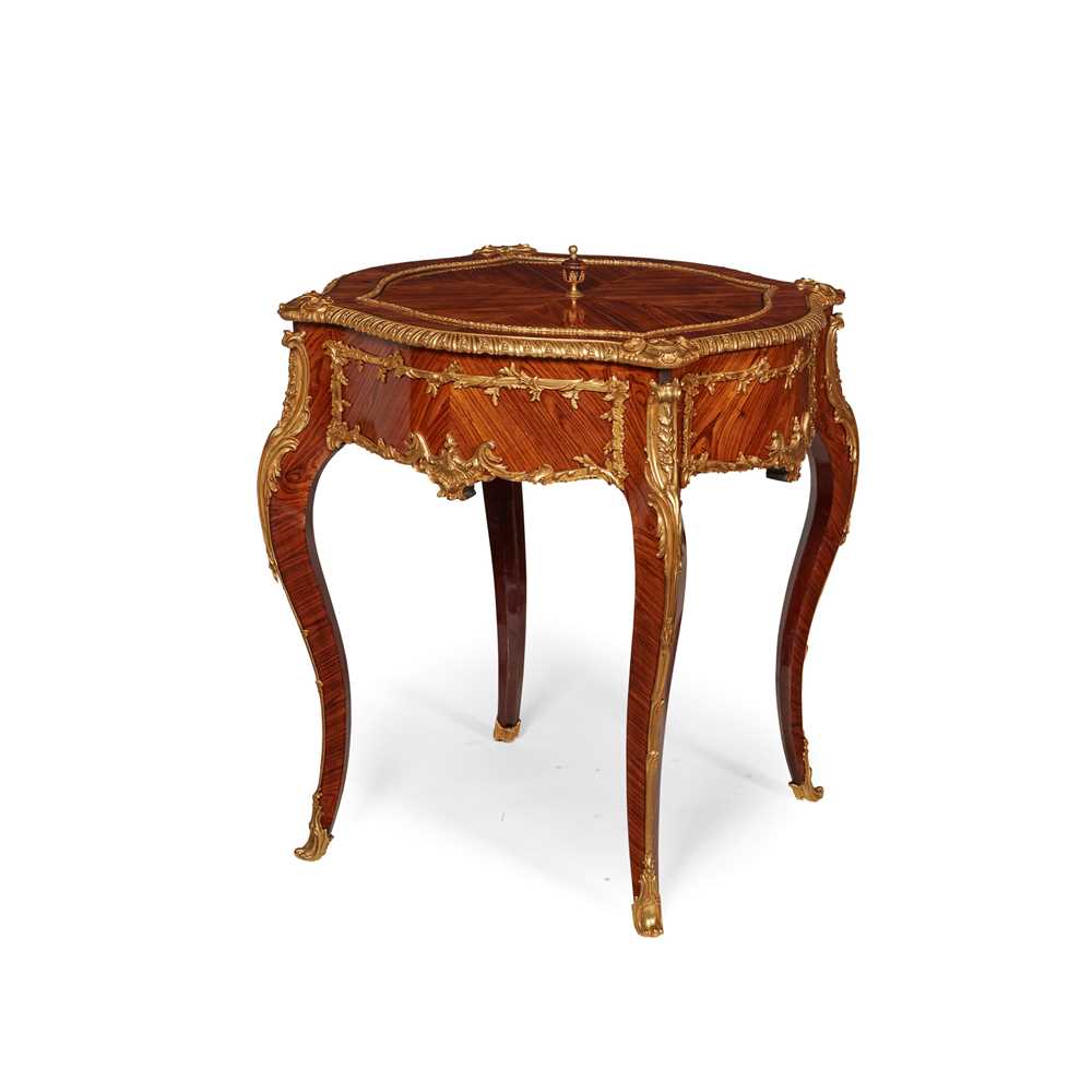 Lot 475 - FRENCH KINGWOOD AND GILT BRONZE MOUNTED JARDINIERE, IN THE MANNER OF FRANCOIS LINKE