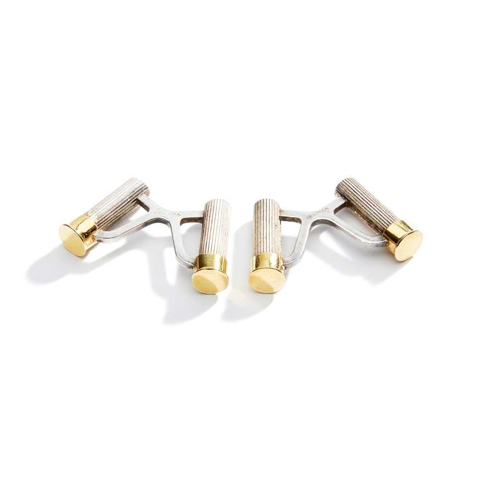 Lot 51 - A pair of cufflinks, by Hermes