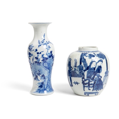 Lot 152 - TWO BLUE AND WHITE WARES