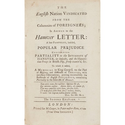 Lot 59 - Politics, 11 mid 18th century pamphlets